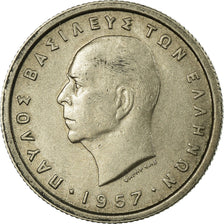 Coin, Greece, Paul I, 50 Lepta, 1957, EF(40-45), Copper-nickel, KM:80