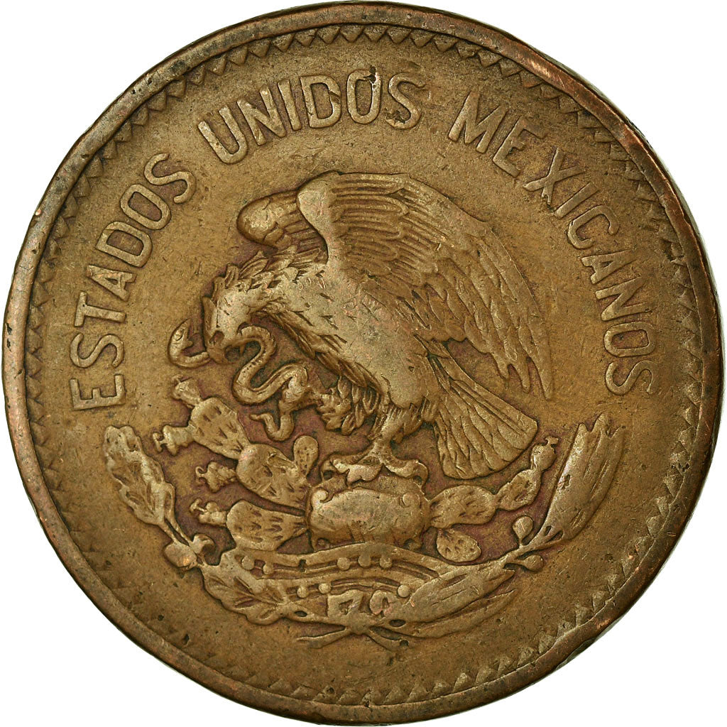Coin, Mexico, 20 Centavos, 1946, Mexico City, VF(30-35), Bronze, KM:439