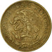 Moeda, México, 5 Centavos, 1956, Mexico City, VF(30-35), Latão, KM:426