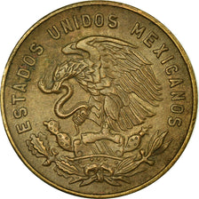 Coin, Mexico, 5 Centavos, 1956, Mexico City, EF(40-45), Brass, KM:426