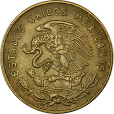 Coin, Mexico, 5 Centavos, 1957, Mexico City, EF(40-45), Brass, KM:426
