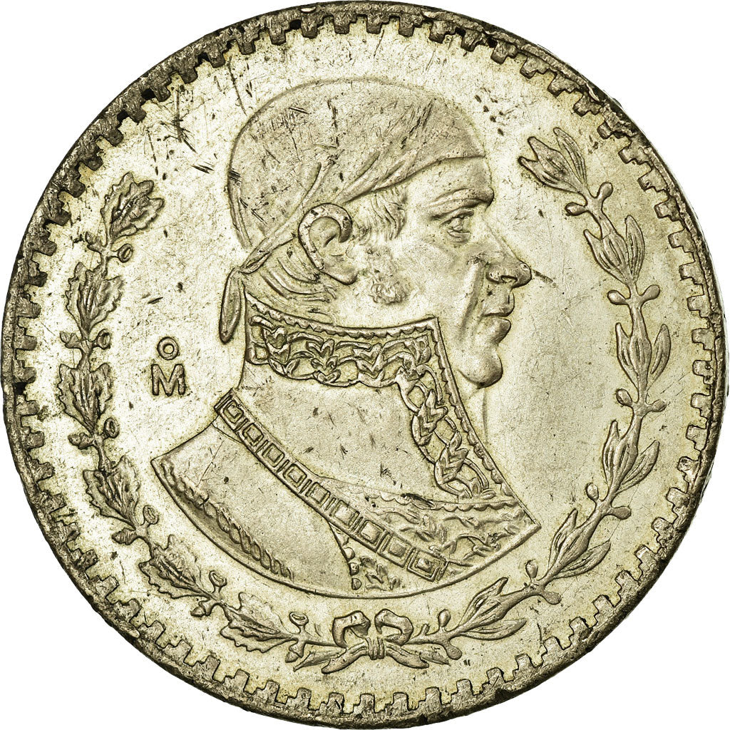 Münze, Mexiko, Peso, 1957, Mexico City, S, Silber, KM:459