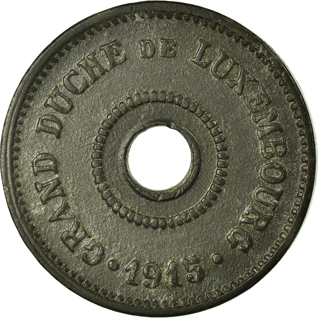 Münze, Luxemburg, Marie Adelaide, 10 Centimes, 1915, S+, Zinc, KM:28