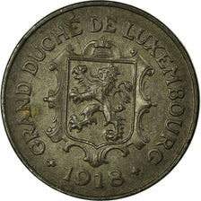 Coin, Luxembourg, Charlotte, 10 Centimes, 1918, EF(40-45), Iron, KM:31