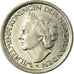 Coin, Netherlands, Wilhelmina I, 25 Cents, 1948, EF(40-45), Nickel, KM:178