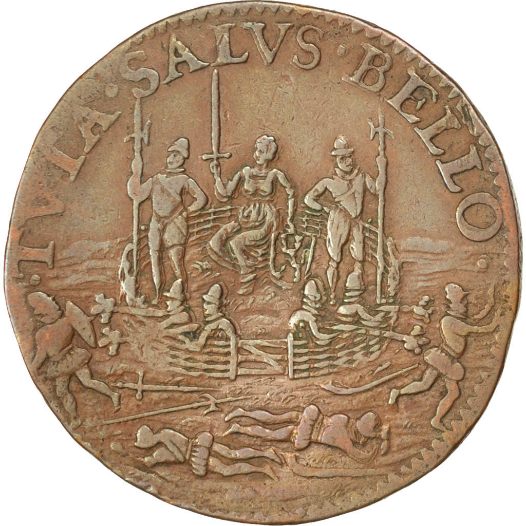 Netherlands, Spanish Netherlands, Token, AU(50-53), Copper, 29, Feuardent...