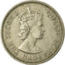 Coin, Seychelles, 1/2 Rupee, 1974, British Royal Mint, VF(30-35), Copper-nickel