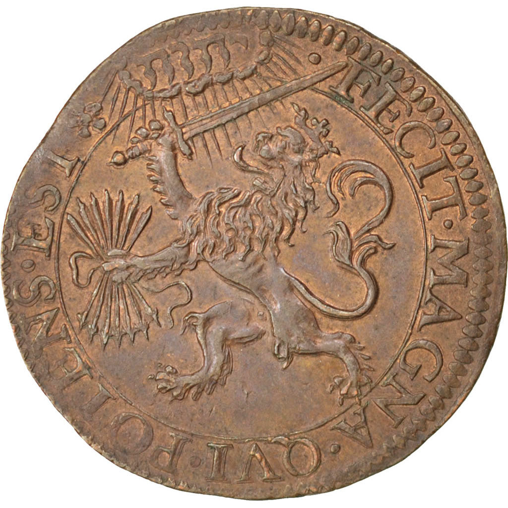 Netherlands, Spanish Netherlands, Token, AU(55-58), Copper, 30, Feuardent...