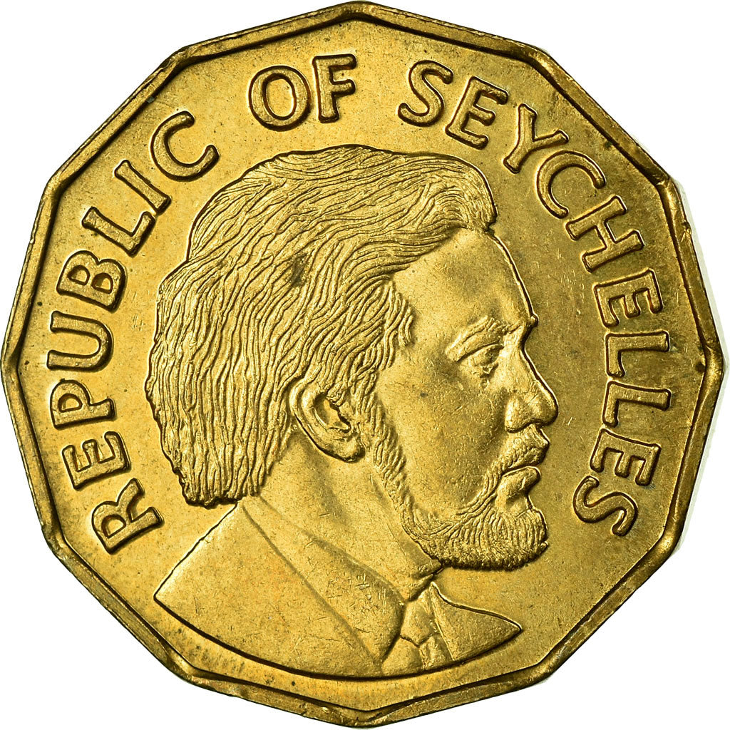 Monnaie, Seychelles, 10 Cents, 1976, British Royal Mint, TTB, Nickel-brass