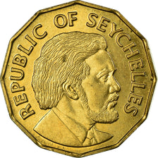 Monnaie, Seychelles, 10 Cents, 1976, British Royal Mint, TTB, Nickel-brass