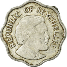 Coin, Seychelles, 5 Cents, 1976, British Royal Mint, VF(30-35), Aluminum, KM:22