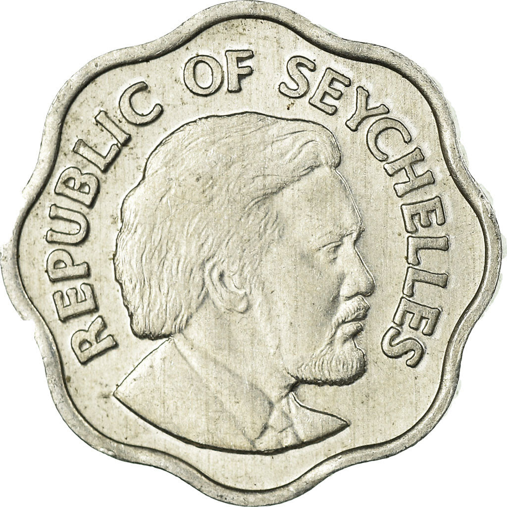 Coin, Seychelles, 5 Cents, 1976, British Royal Mint, EF(40-45), Aluminum, KM:22