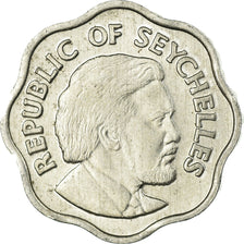 Coin, Seychelles, 5 Cents, 1976, British Royal Mint, EF(40-45), Aluminum, KM:22