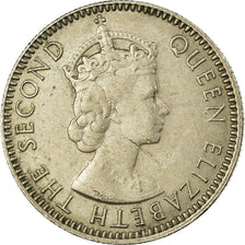 Coin, Seychelles, 25 Cents, 1973, British Royal Mint, EF(40-45), Copper-nickel