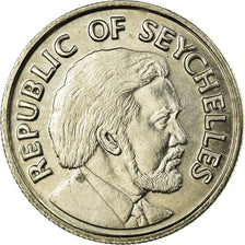 Coin, Seychelles, 25 Cents, 1976, British Royal Mint, EF(40-45), Copper-nickel