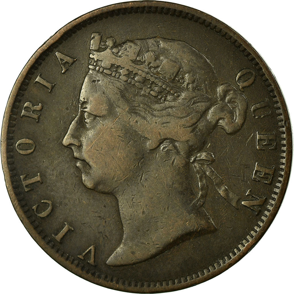 Moneta, Mauritius, 2 Cents, 1896, MB+, Bronzo, KM:8