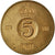 Coin, Sweden, Gustaf VI, 5 Öre, 1958, VF(30-35), Bronze, KM:822
