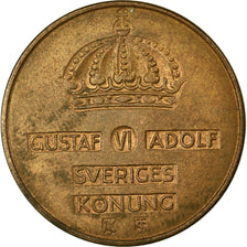 Coin, Sweden, Gustaf VI, 5 Öre, 1959, VF(30-35), Bronze, KM:822