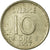 Coin, Sweden, Gustaf VI, 10 Öre, 1957, VF(30-35), Silver, KM:823