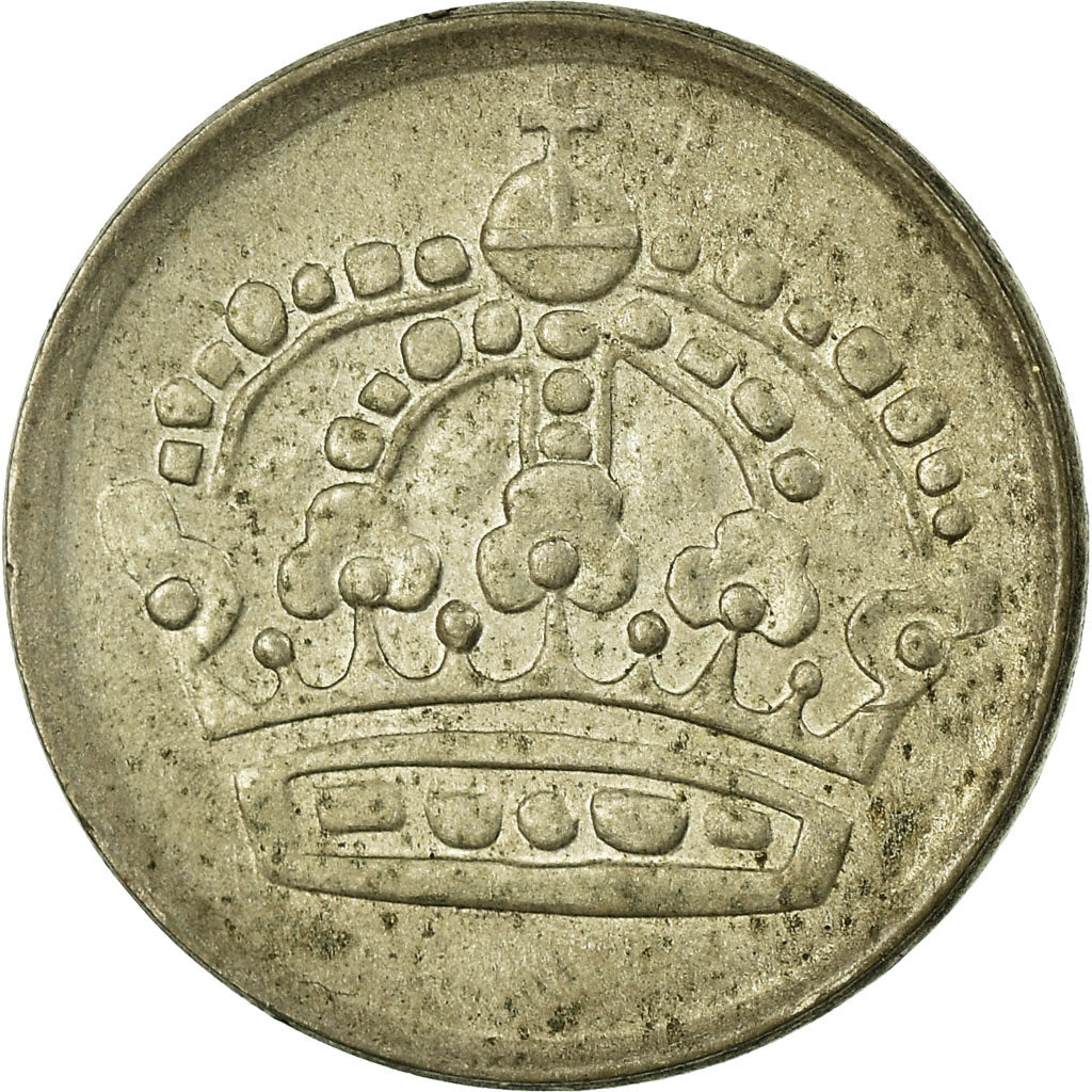 Münze, Schweden, Gustaf VI, 10 Öre, 1958, S+, Silber, KM:823