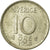 Coin, Sweden, Gustaf VI, 10 Öre, 1958, VF(30-35), Silver, KM:823