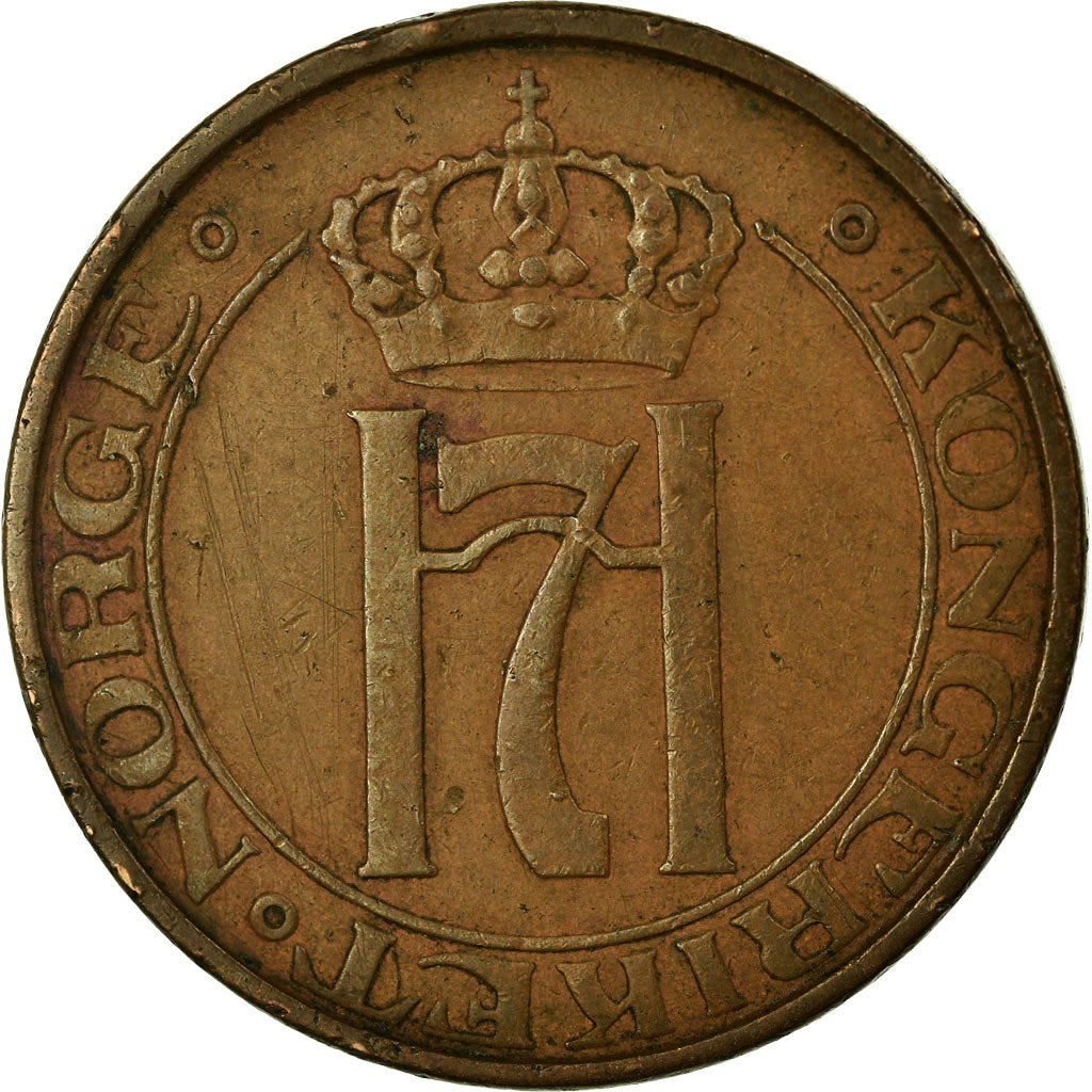 Monnaie, Norvège, Haakon VII, 5 Öre, 1940, Kongsberg, TB+, Bronze, KM:368