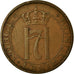 Monnaie, Norvège, Haakon VII, 5 Öre, 1940, Kongsberg, TB+, Bronze, KM:368