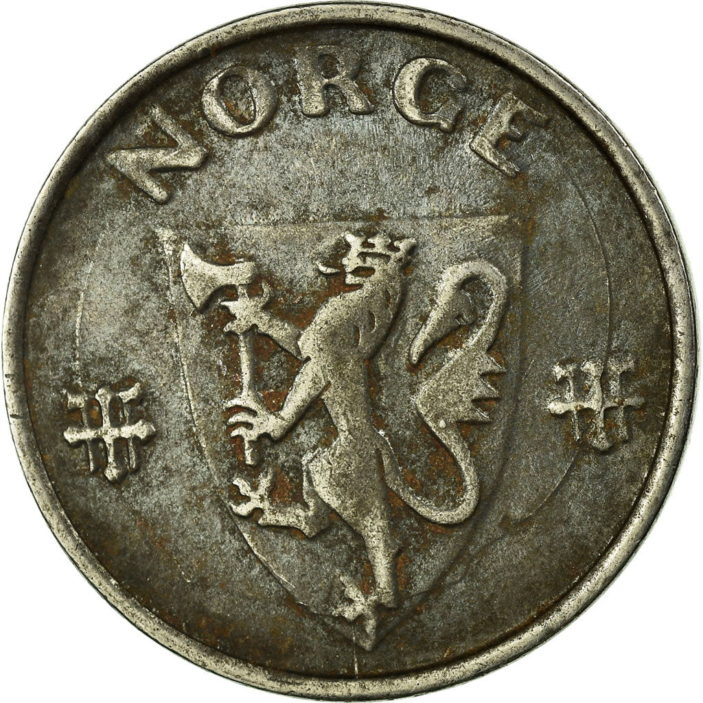 Coin, Norway, Haakon VII, 5 Öre, 1941, VF(20-25), Iron, KM:388
