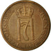 Coin, Norway, Haakon VII, 2 Öre, 1950, VF(30-35), Bronze, KM:371