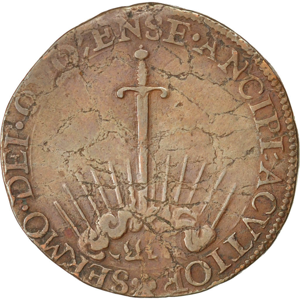 United Kingdom , Token, Great-Britain, 1586, EF(40-45), Copper, Feuardent:13822