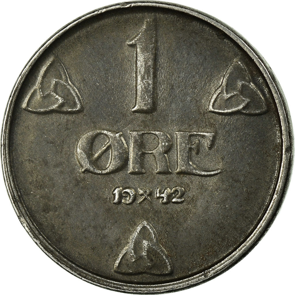 Coin, Norway, Haakon VII, Ore, 1942, VF(30-35), Iron, KM:387