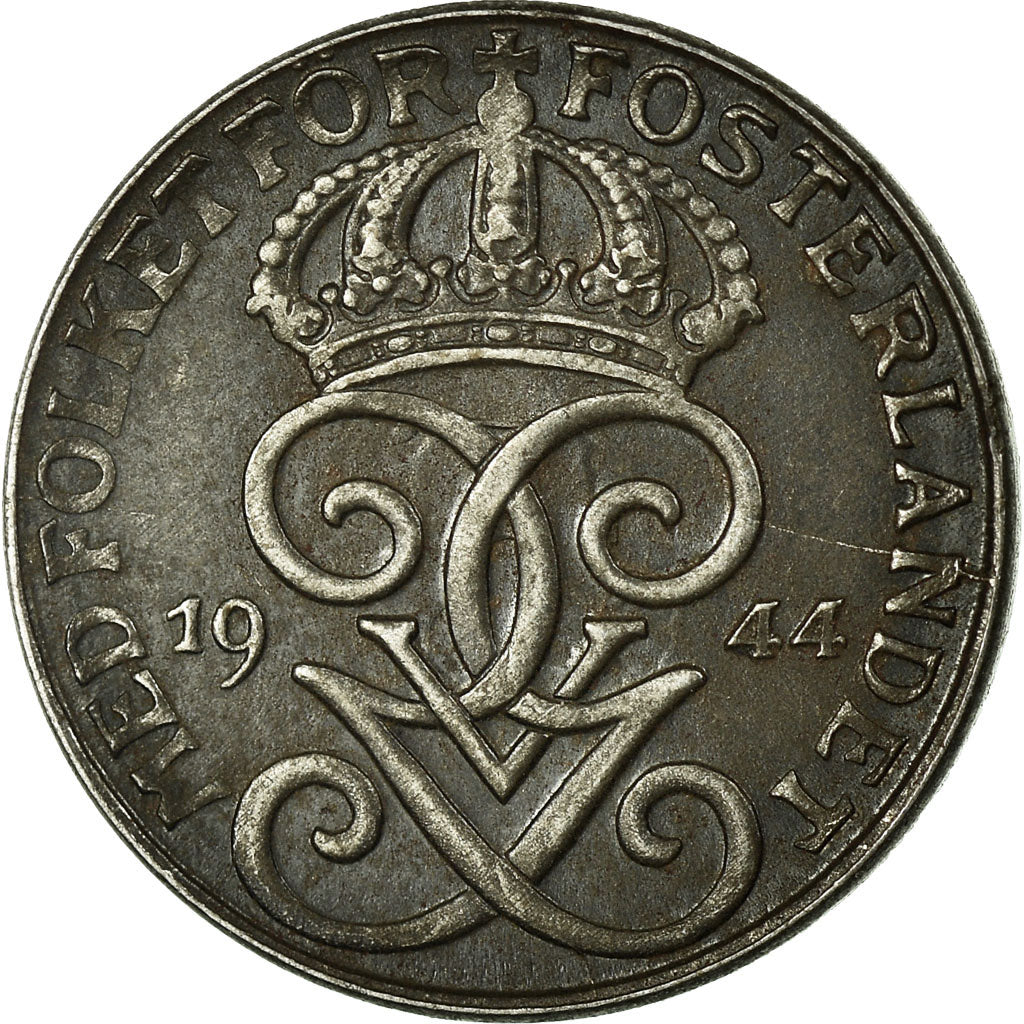 Münze, Schweden, Gustaf V, Ore, 1944, S+, Iron, KM:810