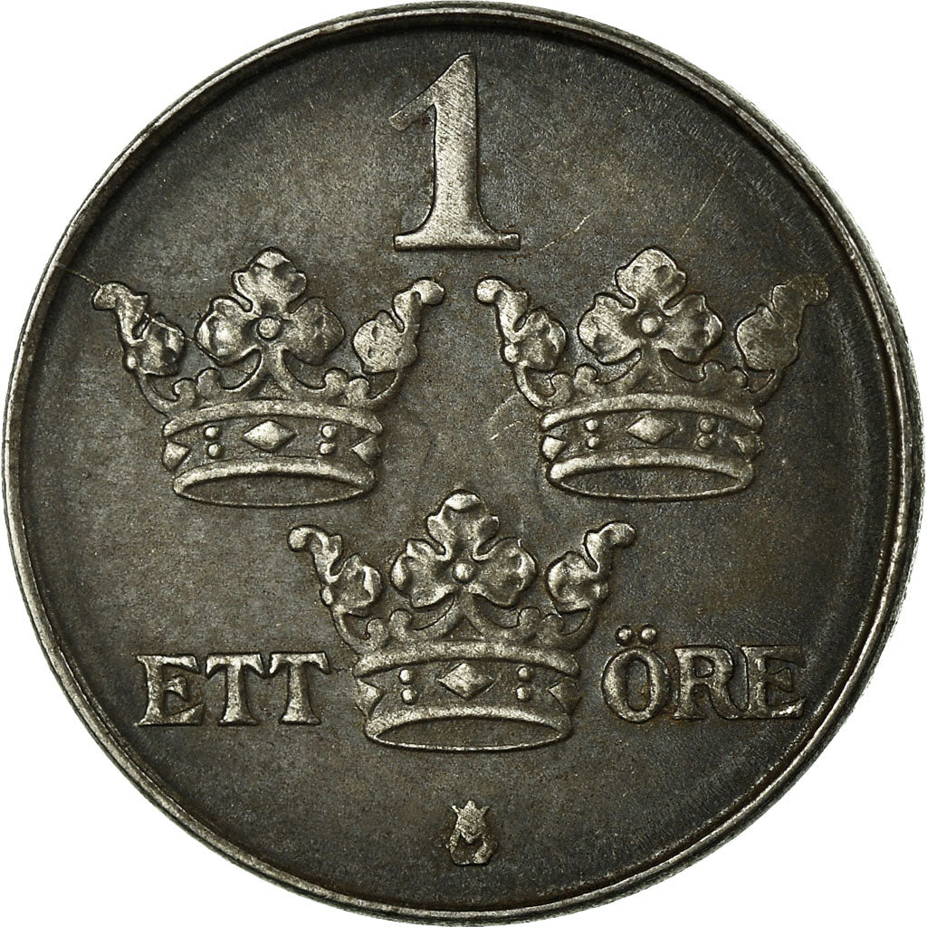 Münze, Schweden, Gustaf V, Ore, 1944, S+, Iron, KM:810