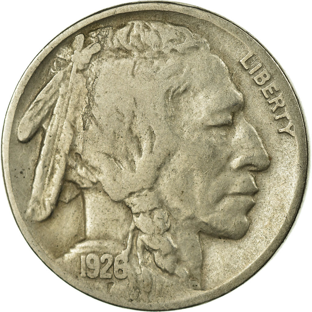 Moneta, Stati Uniti, Buffalo Nickel, 5 Cents, 1926, U.S. Mint, Philadelphia