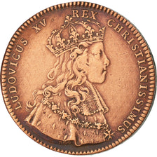 France, Royal, Token, AU(50-53), Copper, 33, Feuardent #7236, 10.00