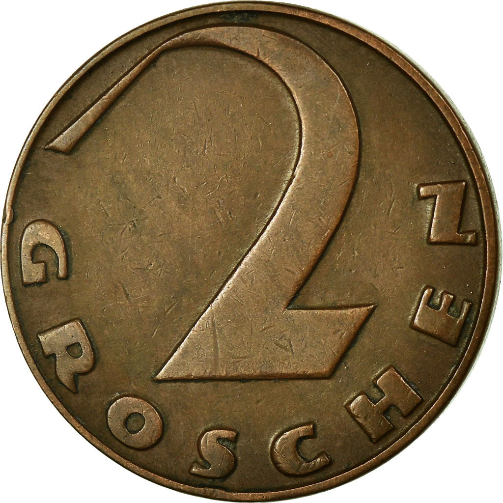 Coin, Austria, 2 Groschen, 1925, EF(40-45), Bronze, KM:2837