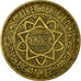 Moneta, Marocco, Mohammed V, 5 Francs, 1945, Paris, MB+, Alluminio-bronzo, KM:43