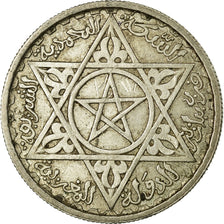 Coin, Morocco, Mohammed V, 100 Francs, 1953, Paris, VF(30-35), Silver, KM:52