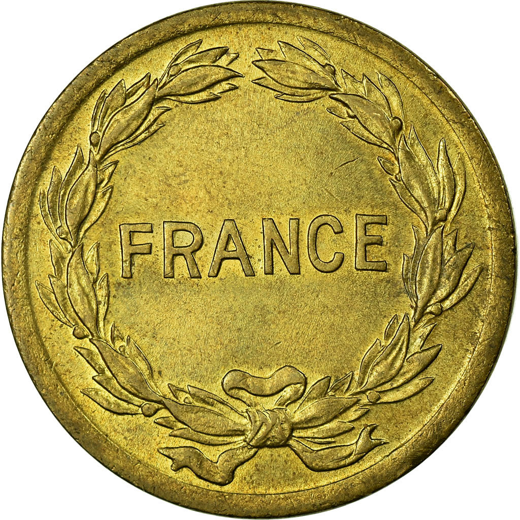 Moneta, Francia, France Libre, 2 Francs, 1944, Philadelphia, MB+, Ottone, KM:905