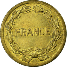 Moneta, Francia, France Libre, 2 Francs, 1944, Philadelphia, MB+, Ottone, KM:905