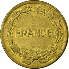 Coin, France, France Libre, 2 Francs, 1944, Philadelphia, VF(30-35), Brass