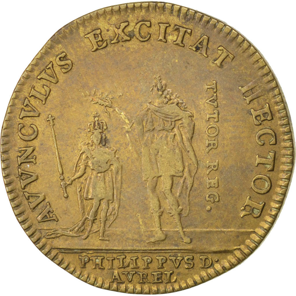France, Royal, Token, EF(40-45), Copper, 26, Feuardent #8094, 4.60