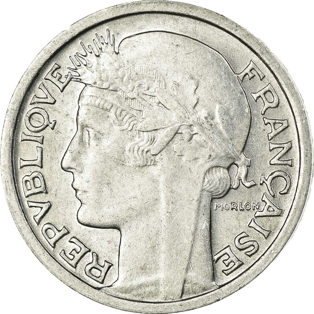Coin, France, Morlon, 50 Centimes, 1945, Castelsarrasin, EF(40-45), Aluminum