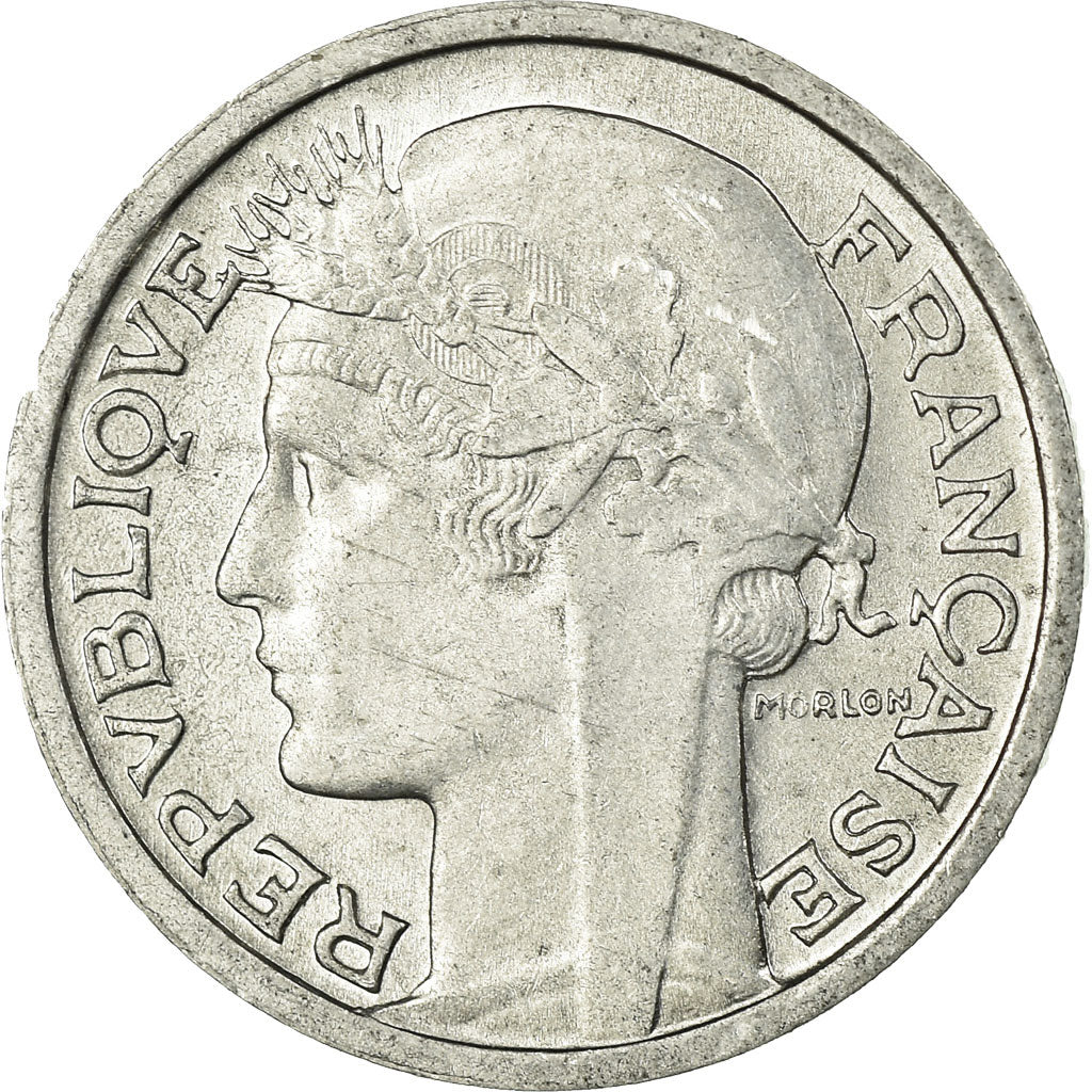 Munten, Frankrijk, Morlon, 50 Centimes, 1946, Paris, ZF, Aluminium, KM:894.1a