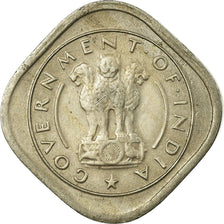 Moneta, REPUBBLICA DELL’INDIA, 1/2 Anna, 1955, MB+, Rame-nichel, KM:2.2