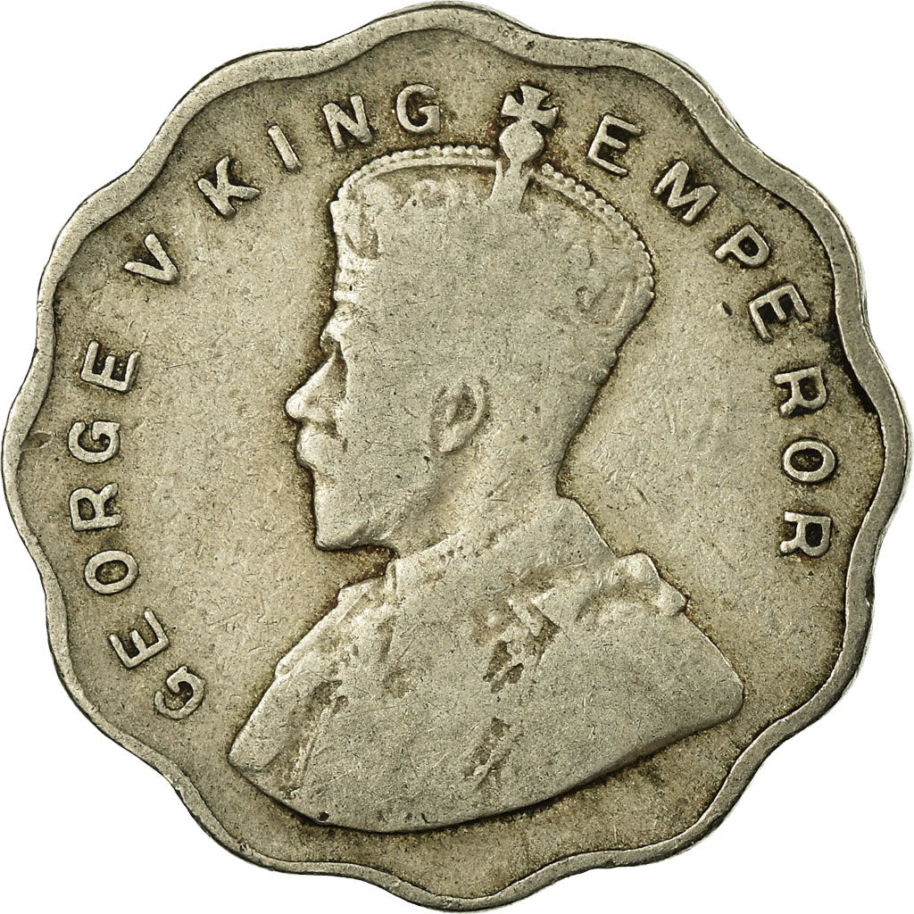 Coin, INDIA-BRITISH, George V, Anna, 1930, VF(30-35), Copper-nickel, KM:513