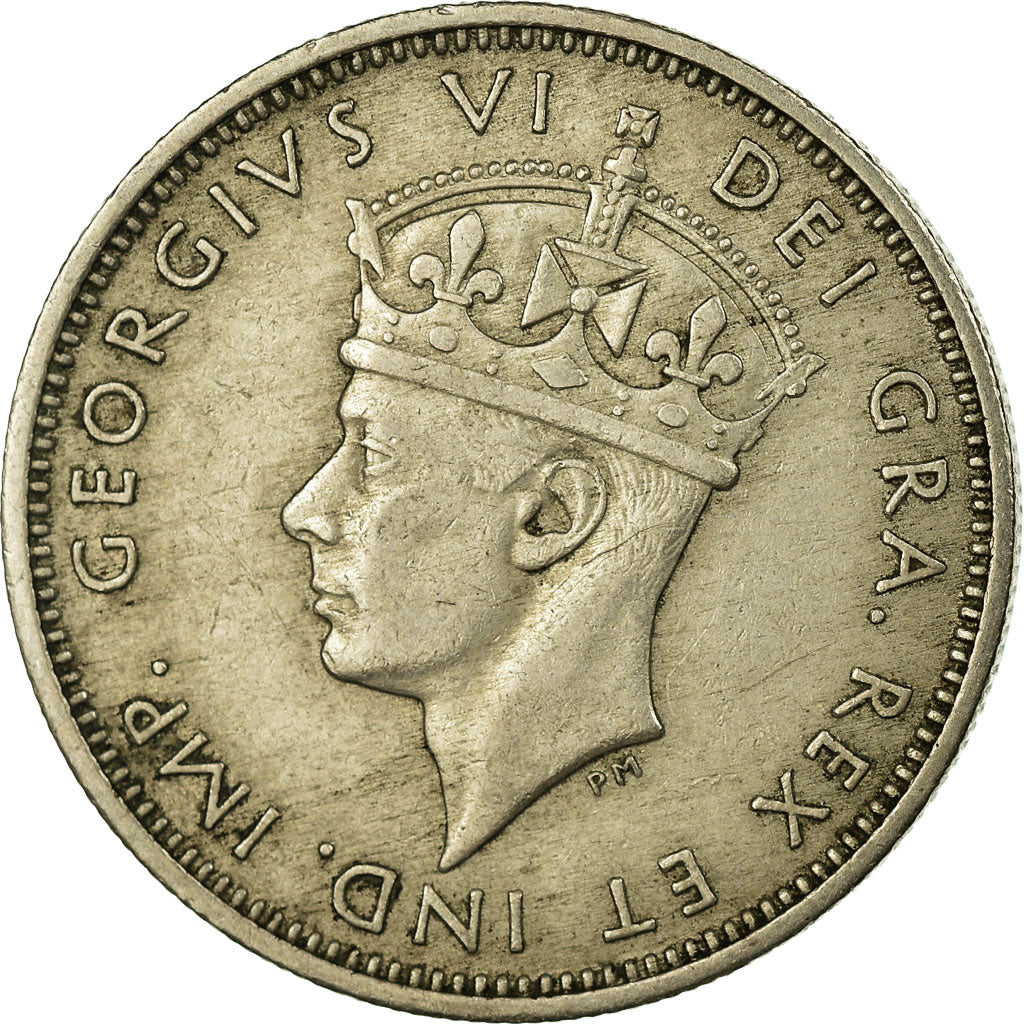 Coin, Cyprus, Shilling, 1947, VF(30-35), Copper-nickel, KM:27