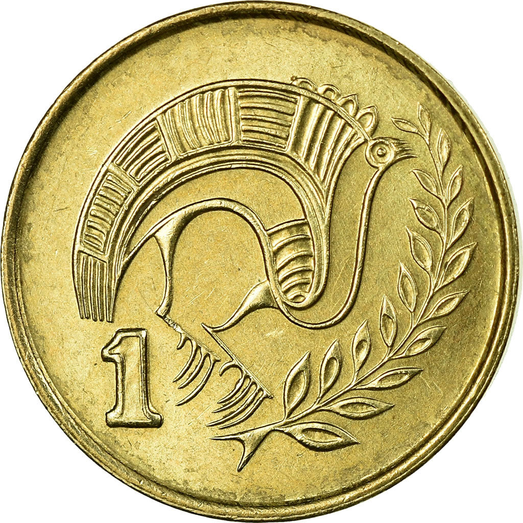 Moneta, Cipro, Cent, 1987, BB, Nichel-ottone, KM:53.2