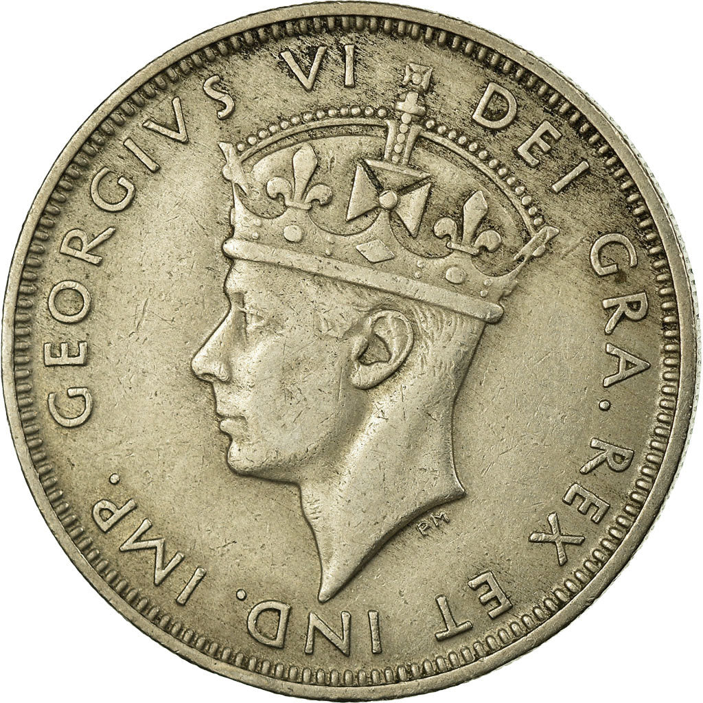 Coin, Cyprus, 2 Shilling, 1947, VF(30-35), Copper-nickel, KM:28
