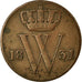 Coin, Netherlands, William I, 1/2 Cent, 1831, Utrecht, VF(30-35), Copper, KM:51